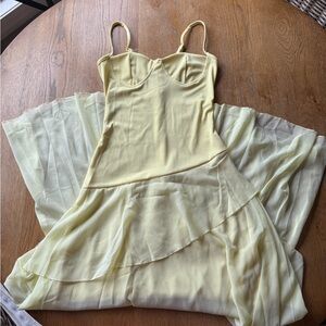 BRAND NEW Yellow Formal Dress